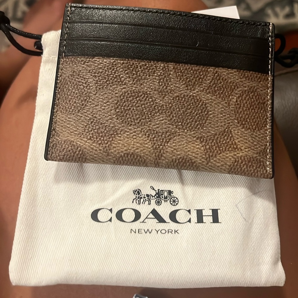 Coach card holder